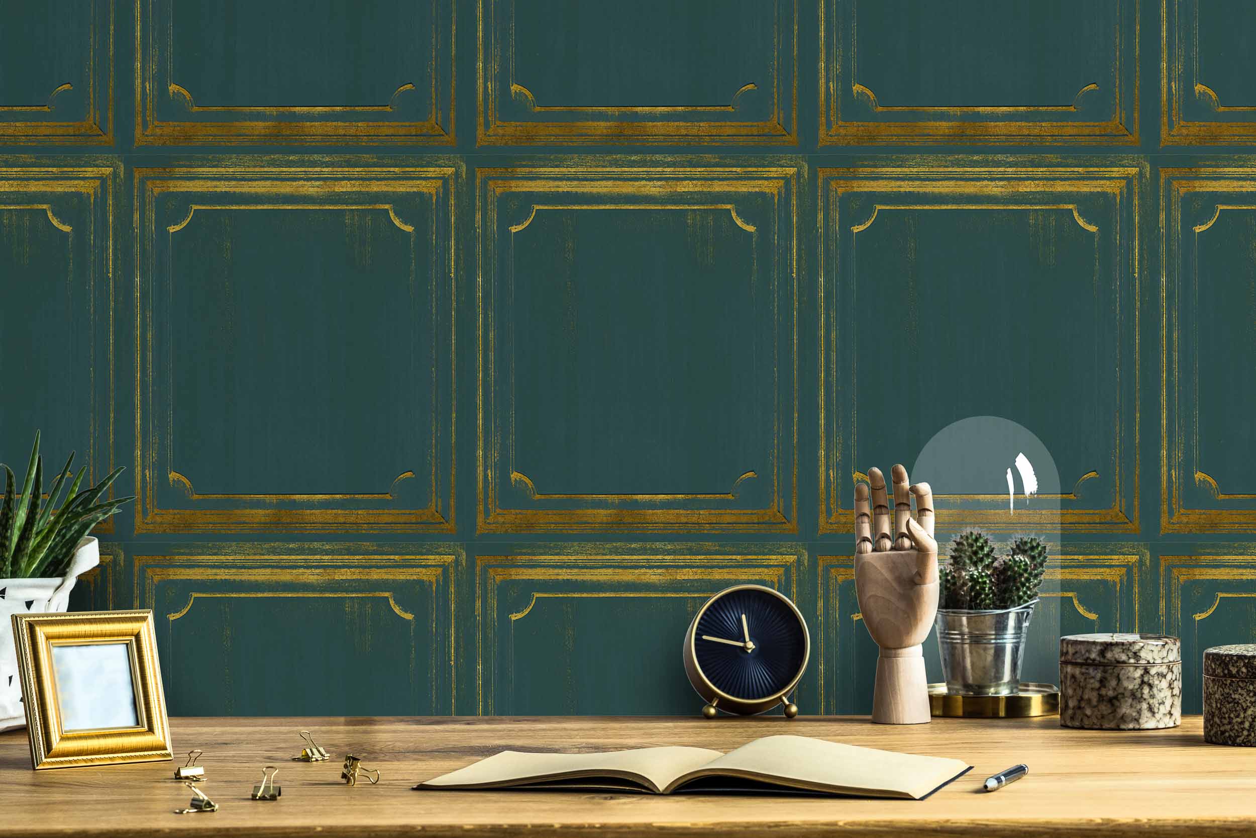 Boiserie, Aloe, Coordonne 5mp / rola 2